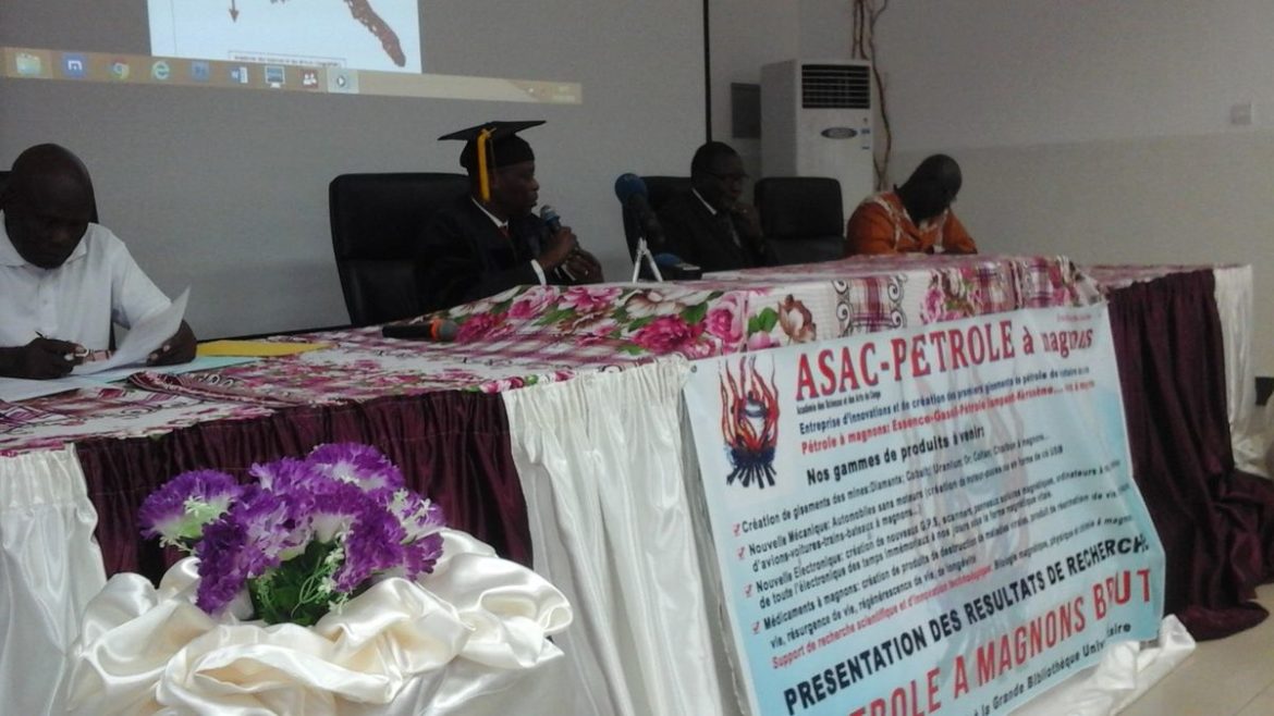Asac: Maurice Itous Ibara présente sa recherche du pétrole à magnon