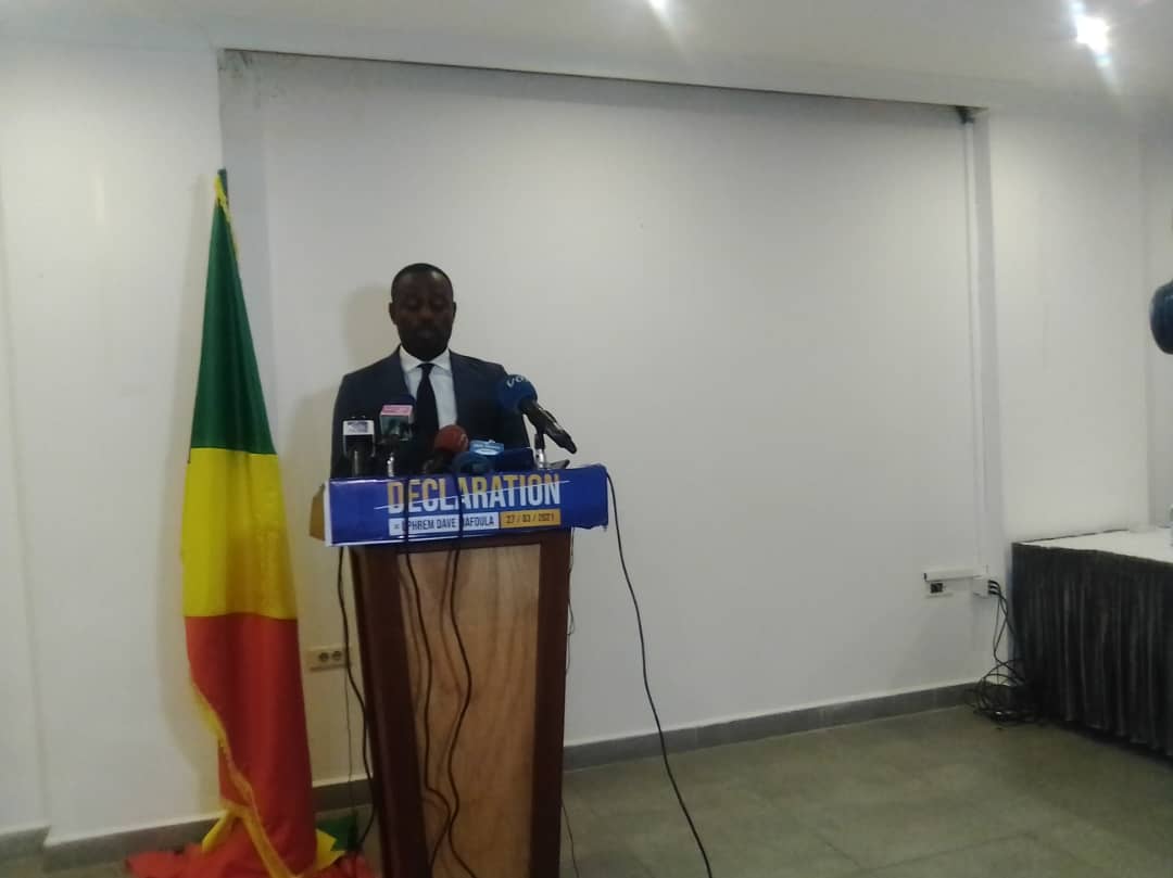 PRESIDENTIELLE AU CONGO : DAVE MAFOULA PREND ACTE DES RESULTATS ET N’EXCLUT PAS DES RECOURS