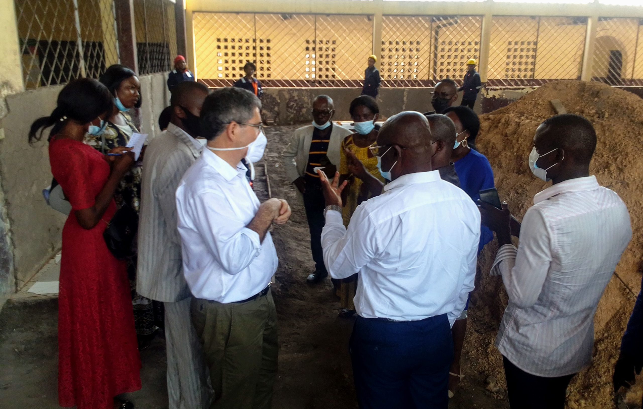 Visite de la banque mondiale au centre de formation des jeunes PDCE