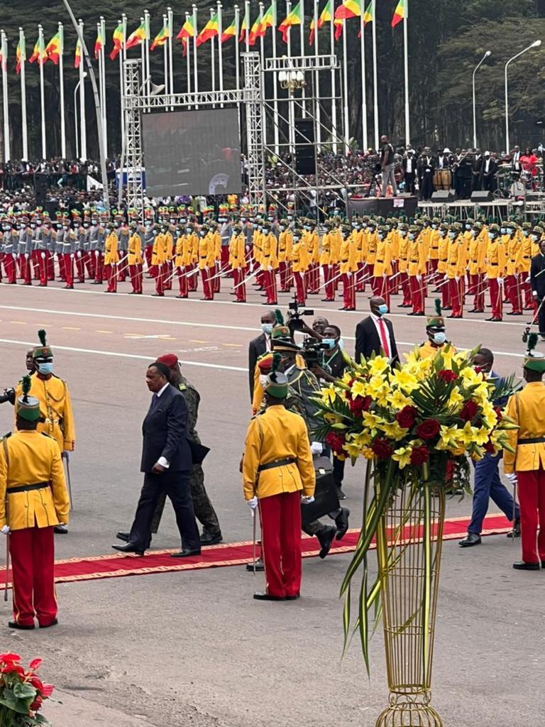 62e anniversaire de l’Indépendance : défilé militaire à Brazzaville
