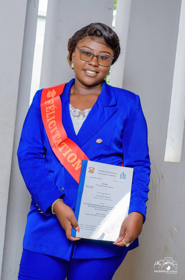 Prisca Mboukou décroche un master en orthographe chez les apprenants de la 6e