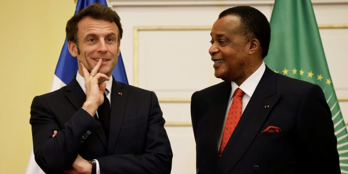 Après le Gabon et l’Angola, Macron a foulé le sol congolais