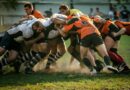 The Moscow rugby team is engaged in a challenging match against their opponents