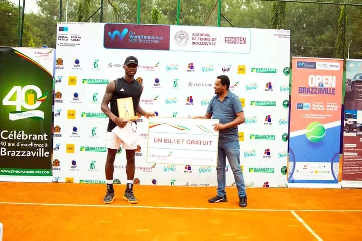 Marthys Erhard, champion de l’Open de Brazzaville M25