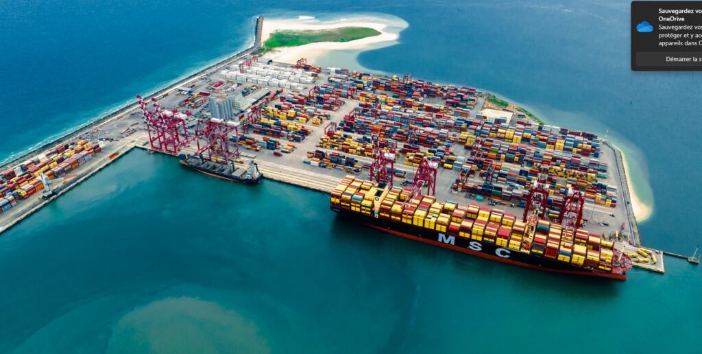 1 million de conteneurs manutentionnés