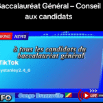 Le ministère de l'enseignement préscolaire, primaire, secondaire et de l'alphabétisation rappelle tous les candidats au baccalauréat général