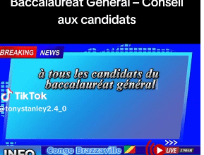 Le ministère de l'enseignement préscolaire, primaire, secondaire et de l'alphabétisation rappelle tous les candidats au baccalauréat général