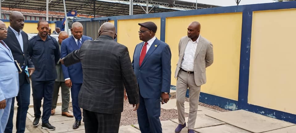 E2C : Visite du terrain des infrastructures implantées à Brazzaville