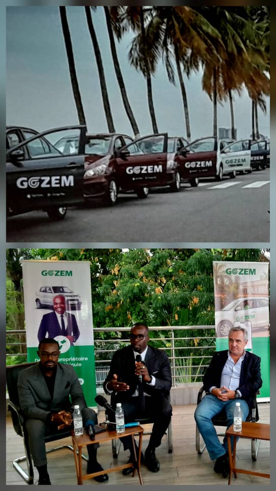 Gozem,  présente à Brazzaville, avec 170 véhicules