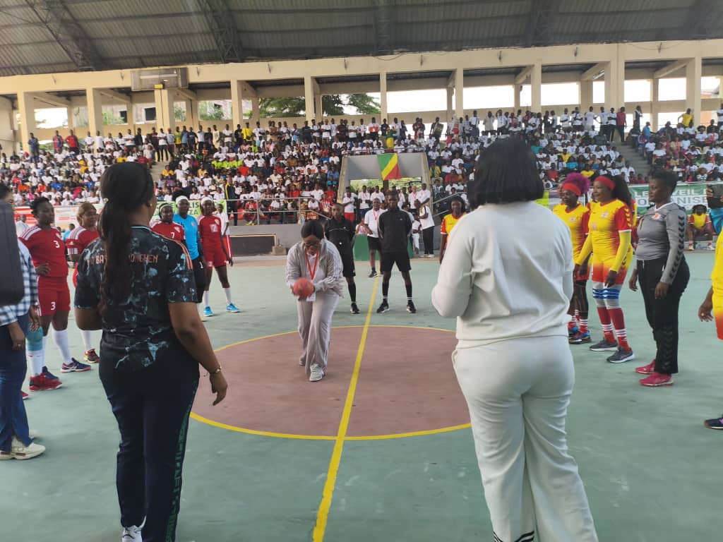 Congo/handball : les équipes rassemblées sous les couleurs du fair-play et de la fraternité