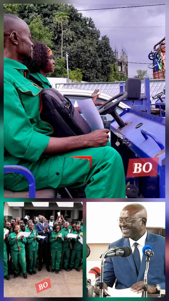 47 tractoristes, dont 3 femmes reçoivent leur certificat de fin de formation