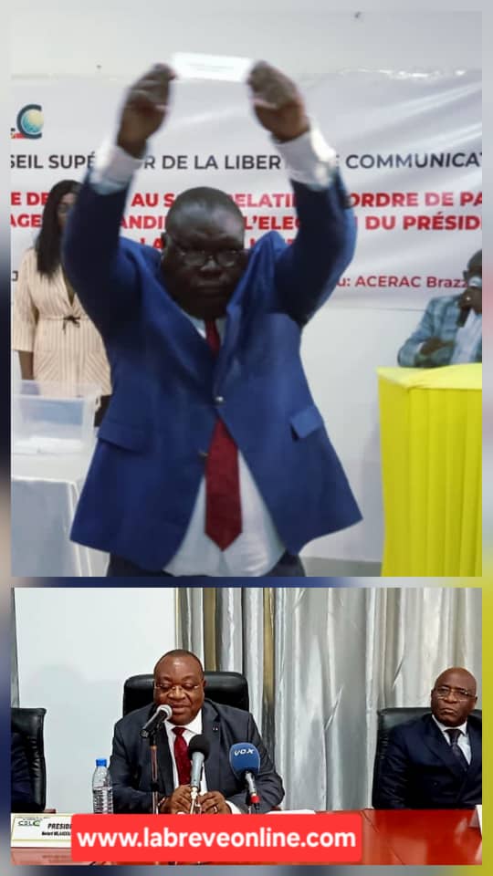 Effectué en présence des médias et des représentants des sept (07) candidats dont les dossiers respectifs ont été validés par la cours constitutionnelle, ce tirage a donné l’ordre de passage suivant : le premier à intervenir, Nganguia Engambe Anguios, pour le Parti pour l’action de la république (Par) ; le deuxième, Mafoula Uphrem Dave, un indépendant ; le troisième, Mavoungou Zinga Mabio, pour l’Alliance ; le quatrième, Gavet Elongo Melaine Destin, pour le Mouvement républicain ; le cinquième, Manangou Vivien Romain, un indépendant ; le sixième, Kignoumbi Kia Mboungou Joseph, pour ‘’La Chaîne’’ ; le septième, Sassou-N’Guesso Denis, candidat de la majorité présidentielle.