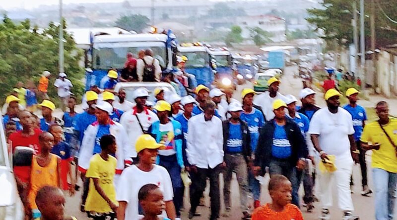 Le directeur adjoint de campagne électorale du candidat Denis Sassou N’Guesso Isidore Lenga a adressé, le 28 février un vibrant message de fidélité et de confiance aux populations du quartier 68 dans l'arrondissement 6 Talangaï.