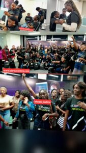 Parmi les six projets présentés, le premier prix dans la catégorie transformation digitale a été attribué à « Mwasi Justice », un projet axé sur les droits des femmes. Cette initiative vise à orienter, valoriser et accompagner les femmes dans la connaissance et la défense de leurs droits. Partant du constat, selon Helja Nkeoua, membre de l’équipe de conception du projet, que les solutions actuelles ne suffisent plus pour répondre efficacement aux problèmes rencontrés par les femmes, l’équipe estime qu’il est nécessaire de développer davantage de proximité et de travail en réseau pour plus d’efficacité. Le deuxième prix a été décerné à « Safe Place », une application développée pour contribuer à la protection des femmes contre les violences basées sur le genre.