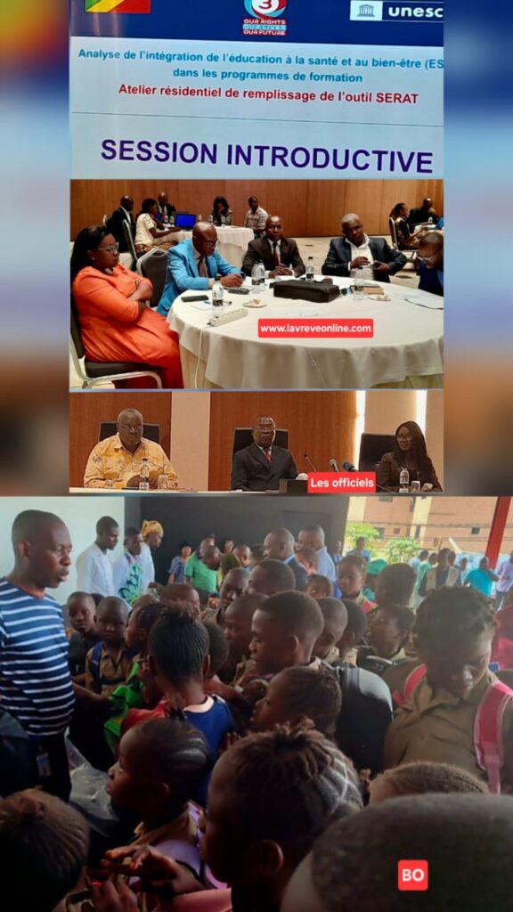 Le gouvernement congolais, en partenariat avec l’UNESCO, a ouvert le 13 avril, un atelier résidentiel de deux jours consacré à l’intégration de l’éducation à la santé et au bien-être dans les programmes scolaires. De nouvelles mesures visant à améliorer le climat scolaire et à soutenir le développement des compétences personnelles et sociales des jeunes. Le référentiel sur le bien-être de l’écolier, ainsi que de nouveaux contenus pour leur santé, s’examinent à Brazzaville au cours d’un atelier résidentiel de remplissage de l’outil Serat.